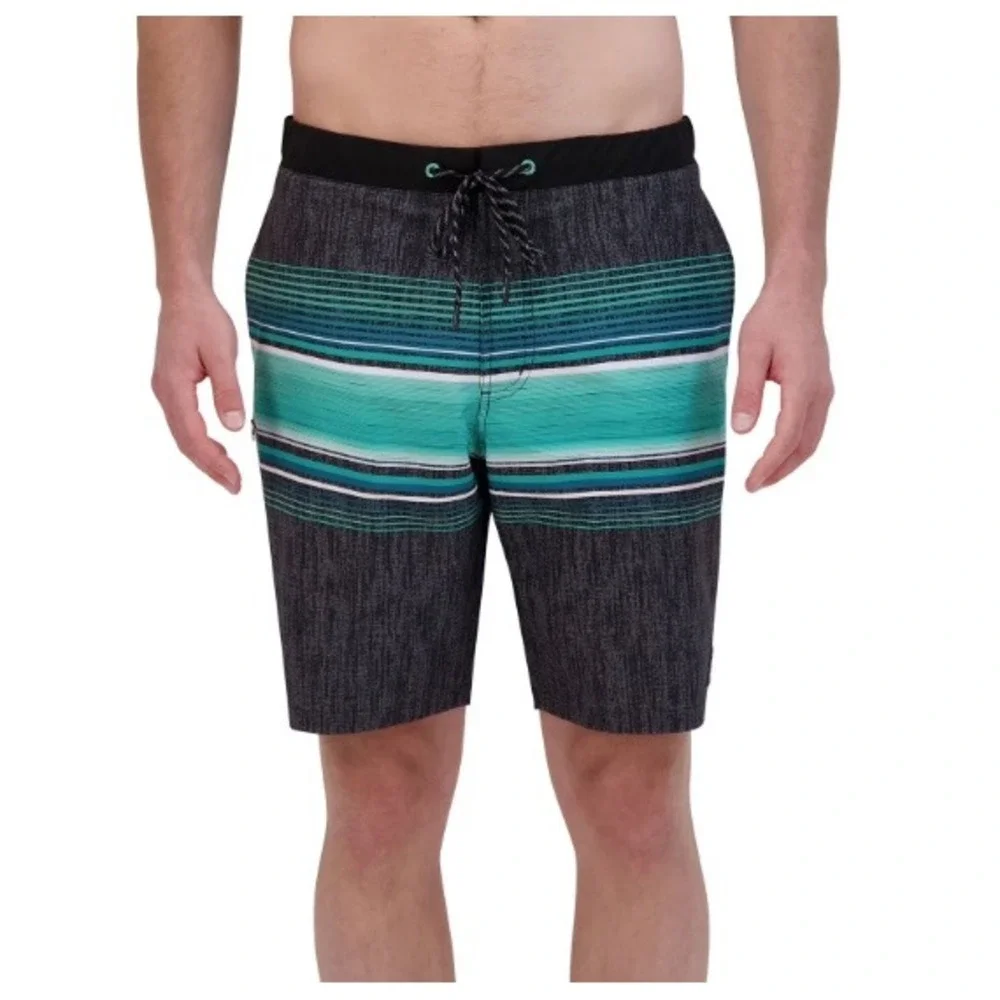 ZeroXposur Men's Green Swim Trunk‎ Board Shorts with Inner Liner Size L NWT